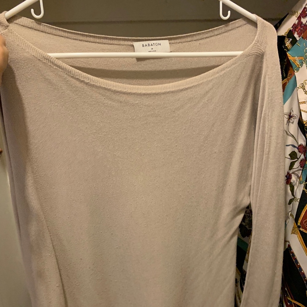 BABATON BOAT NECK SWEATER